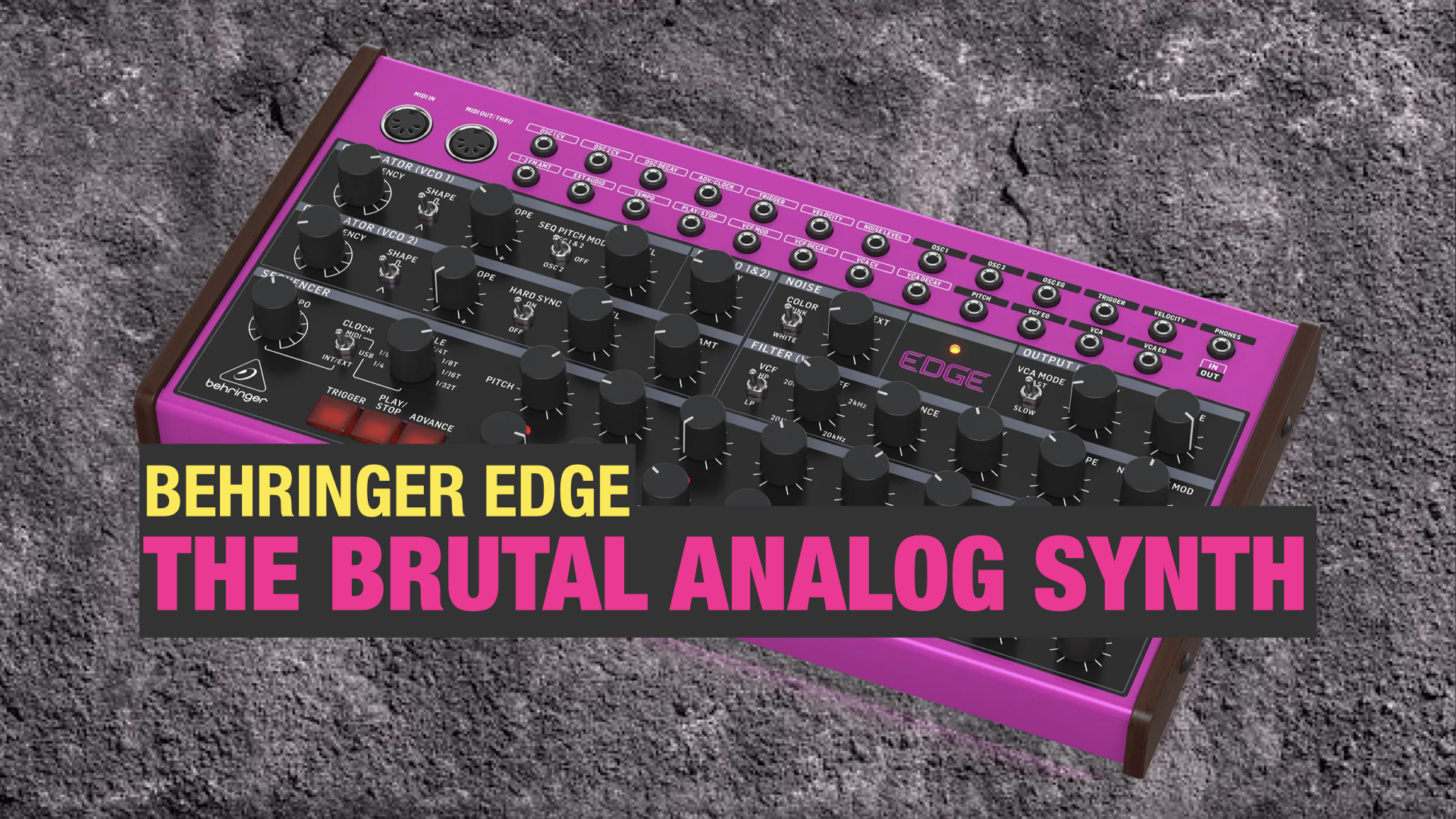 Behringer EDGE | Sound Demo (No Talking)